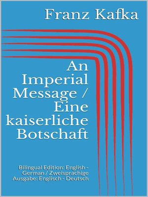 cover image of An Imperial Message / Eine kaiserliche Botschaft